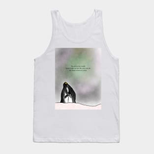 My heart is forever yours , penguin love, spirt animal, valentines Tank Top